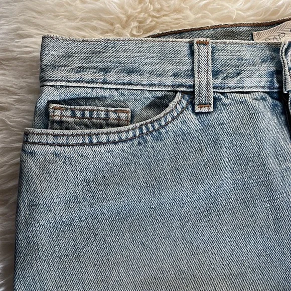 90s vintage Denim GAP skirt Sz 4. Light wash - Picture 3 of 8